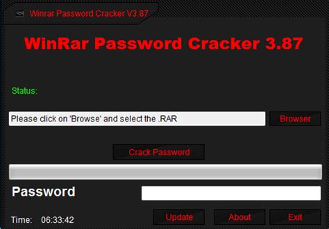 RAR Password Cracker 4.44