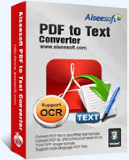 Aiseesoft PDF to Text