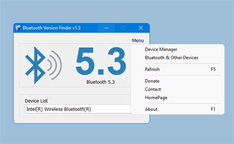 Bluetooth Version finder 1.5