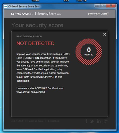 OPSWAT Security Score Offline